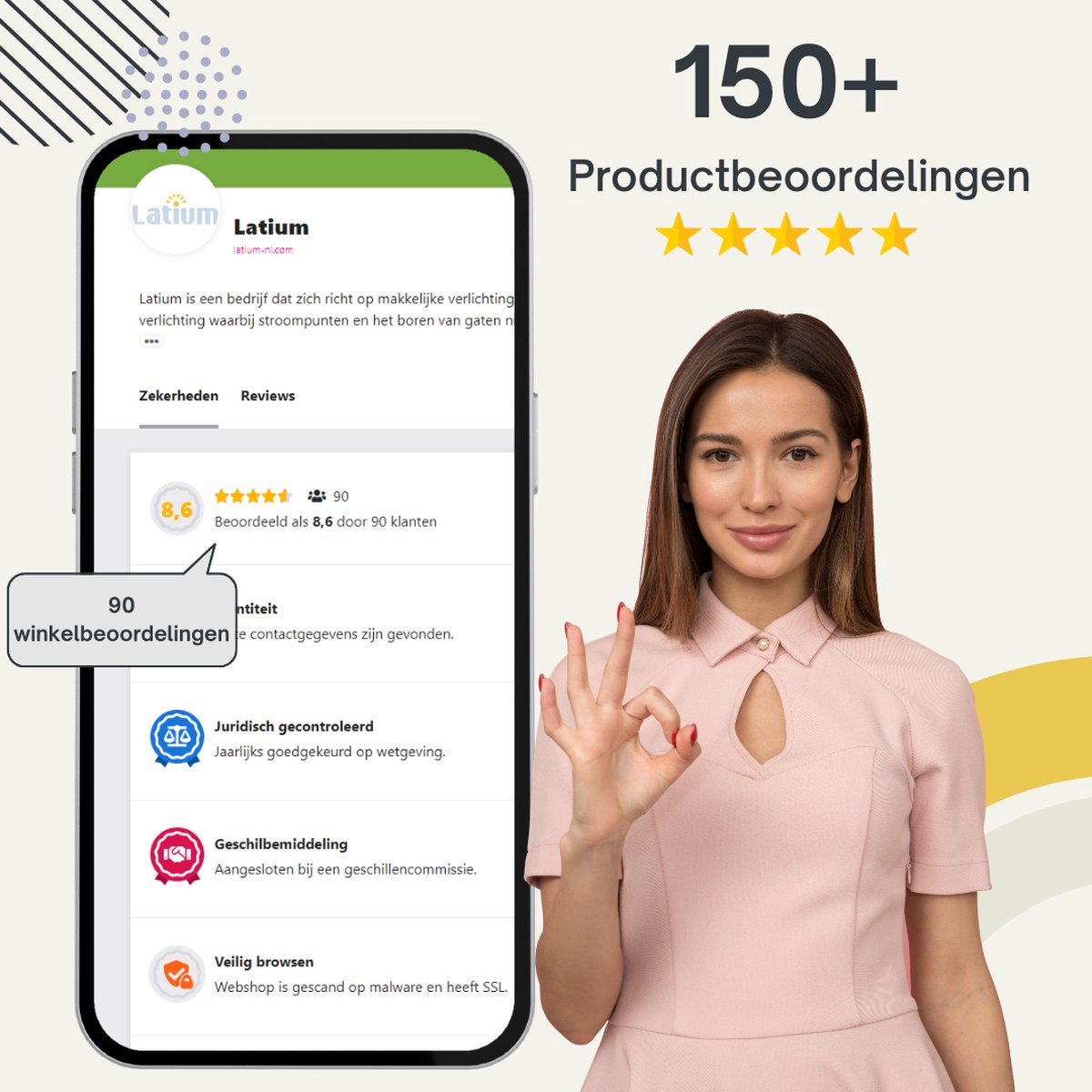Latium Oplaadbare Buitenlamp met Bewegingssensor