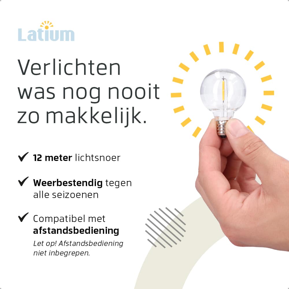 Latium ST38 Lichtsnoer 10m