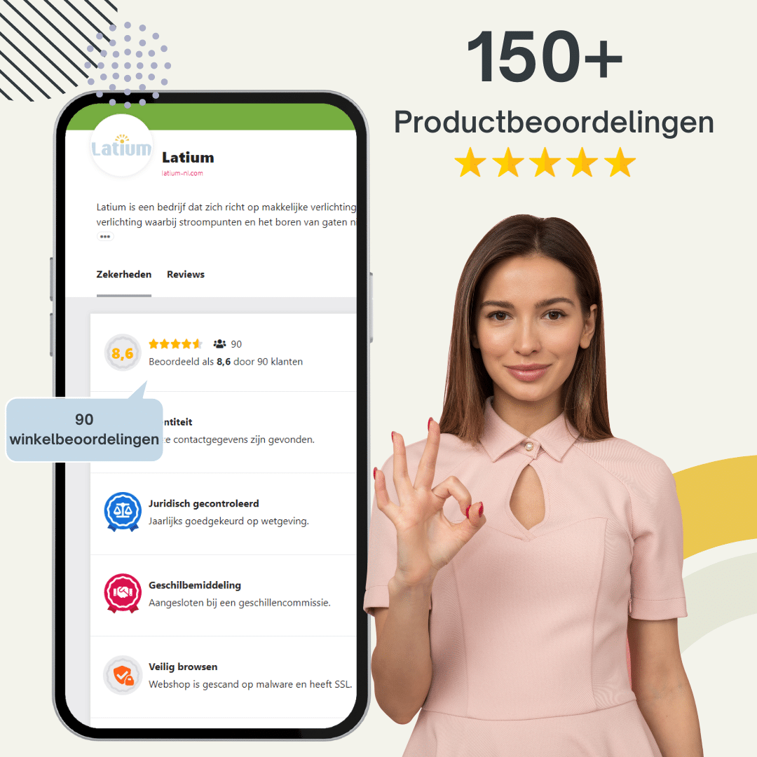 Wandlamp Oplaadbaar met Afstandsbediening en Bewegingssensor Zwart | Latium