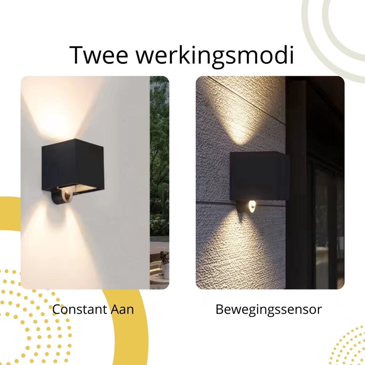 Latium Oplaadbare Buitenlamp met Bewegingssensor