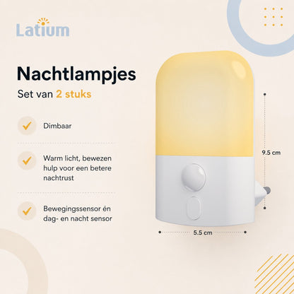 Latium LED Nachtlampje met Bewegingssensor