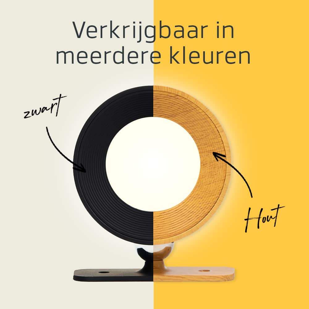 Latium Oplaadbare Wandlamp met Afstandsbediening - Rond Wit