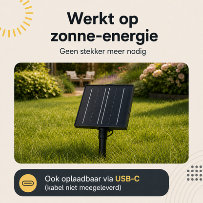Latium Solar Lichtsnoer 10m met Afstandsbediening - Waterdicht